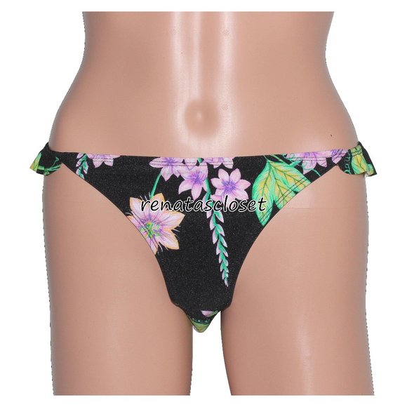 Topshop Other - Topshop Women's Floral Frill Tanga Bikini Swim Bottoms NWT